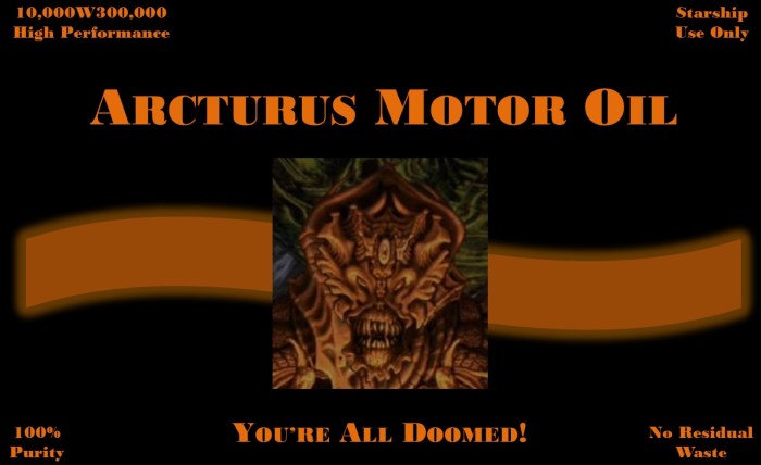 arcturus motor oil